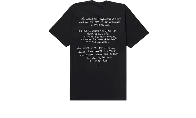 Supreme Corteiz Rules The World Tee Black