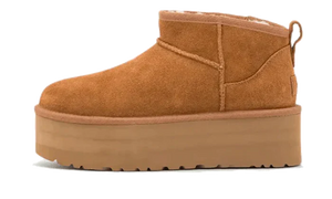 UGG CLASSIC ULTRA MINI PLATFORM CHESTNUT